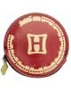 Кръгло червено портмоне ABYstyle Harry Potter - платформа 9 3/4 с кремав кант, голямо "H" в центъра и цип с форма на ключ - идеално за всеки фен на Хари Потър.-2-thumb