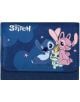 Син портмоне Seven Lilo & Stitch Starry Eyed с участието на Stitch, Angel и Scrump, седящи заедно на звезден фон с логото на Disney Stitch.-thumb