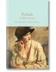 Корица на книгата "Прелюдия и други истории" (Macmillan Collector's Library) с рисуван портрет на жена с шапка - красива класическа книга за подарък, идеална за почитателите на разказите на Катрин Мансфийлд.-thumb