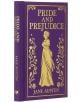 Гордост и предразсъдъци" (Arcturus Ornate Classics) е колекционерско издание в лилав цвят с твърди корици, със златен релефен текст и илюстрация на предната корица, изобразяваща жена в дълга рокля сред флорални декорации.-1-thumb