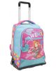 Ученическа раница на колела Winx Club и телескопична дръжка + подарък слушалки - Auguri Preziosi - 8056379054016-1-thumb