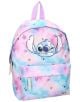 Vadobag Stitch раничка за детска градина в пастелен цвят с акварелна шарка в розово, лилаво и синьо, с намигващ герой Stitch отпред и розова дръжка в горната част - предлага се в книжарница Orange.-1-thumb