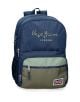 Раница Pepe Jeans - Arwyn Navy, с две отделения и преден джоб - Pepe Jeans - Joumma Bags S.L. - Момче - Pepe Jeans - Arwyn - 8447444015344-1-thumb