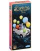 Кутията за Разширение за настолна игра Dixit: 10 огледала, илюстрирана от Себастиан Телески, изобразява бял автомобил, който се носи над нощна градска улица, издигнат от цветни балони и се плъзга по издигнат път над малки автомобили.-1-thumb