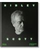 Корицата на книгата "Ридли Скот: Ретроспектива" включва черно-бял портрет на Ридли Скот на тъмен фон, неоново зелен текст RIDLEY SCOTT и надписи Ian Nathan и Thames & Hudson - впечатляваща биография на режисьора.-1-thumb