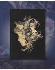 Обредите на Звездоброеца" (Щитът на врабците, книга 2) има черна корица със златен релеф на женски профил, преливащ във флорални и абстрактни мотиви на лилав, цветен фон - идеална за феновете на епичното фентъзи и романтиката.-2-thumb