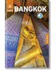 Корица на Rough Guides Bangkok: Пътеводител с електронна книга, показваща изглед от малък ъгъл на златния лежащ Буда сред богато украсен храм - идеален за независими пътешественици, които откриват скрити съкровища в Банкок.-1-thumb