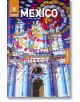Корица на Rough Guides Mexico: На снимката е изобразена яркосиня и бяла църква, украсена с цветни знамена от папел пикадо под яркосиньо небе.-thumb