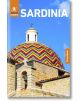 Корица на Rough Guides Sardinia: Сардиния: Пътеводител с електронна книга, показваща каменна църква с цветен купол от зигзагообразни плочки под синьото небе. Отпред се издига сводеста камбанария - идеална за независими пътешественици, които изследват Сард-thumb