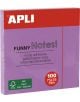 Самозалепващи се листчета Apli, пастелно лилави, 100 листа - Apli - Apli Paper - Apli - Office - 8410782190837-thumb