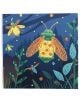 Комплектът Създай диамантени картички Graine Creative - Фантазия ви позволява да създавате ярки произведения на изкуството с искрящи диамантени картички, изобразяващи светещи светулки над тъмносини дървета и растения, подчертани в жълто, зелено и кафяво.-3-thumb