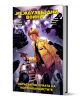Корицата на комикса на руски език "Междузвездни войни-том 2: Сблъсък на Луната на контрабандистите" показва Люк Скайуокър с бластер и R2-D2, изправен срещу космически кораби и щурмоваци.-1-thumb