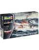 Кутията на сглобяем модел Revell - Катер Hermann Marwede (1:200, ниво 4, 78 части) е с илюстрация на спасителния кораб в бурно море.-1-thumb