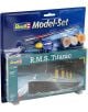 Сглобяем модел Revell - Титаник комплект в мащаб 1:1200, включва детайлен модел кораб с бои, четка и лепило, плюс кутия с илюстрация на Титаник нощем.-1-thumb