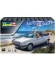 Сглобяем модел Revell - VW Golf 1 50 години, комплект: бял VW Golf 1 кабриолет с усмихнат шофьор и сърф на плажа; съдържа 123 части, мащаб 1:24.-1-thumb