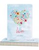 Скицник Drasca Heart of flowers А5, 112 листа - Drasca - Drasca - Момиче - Drasca - Love Is In The Air - 2210000002883-thumb