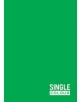 Плътен зелен фон с ЕДИН ЦВЯТ в удебелен бял цвят в долния десен ъгъл, наподобяващ Тетрадка Spree Single Colour Pastel A4, 60 листа - широки редове.-1-thumb