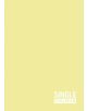 Обикновена, масивна пастелножълта корица с надпис "SINGLE COLOUR" с удебелени бели главни букви в долния десен ъгъл, за Тетрадка Spree Single Colour Pastel A5, 40 листа - малки квадратчета.-6-thumb