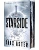 Корица на книгата Starside Special Edition. Светещ меч пронизва напукана повърхност, от която се излъчват светкавици и отломки. Идеална за почитателите на романтичното фентъзи за възрастни, тя съдържа слогана: Потърси меча си, потърси съдбата си.-thumb