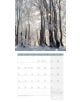 Стенен календар Ackermann Mystic Forest 2026 - Мистична гора: януари показва заснежена гора със слънчеви лъчи и празна, вертикална календарна мрежа за вашите планове.-2-thumb
