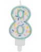 Свещ за рожден ден Folat Sprinkles - Цифра 8 - Folat - Folat - Момиче - 8714572241786-1-thumb