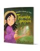 Корицата на книгата "Тайната градина" показва илюстрирано момиче с черна коса и лилава рокля до градинска арка. Българското заглавие подчертава това Франсис Бърнет световна класика за деца.-1-thumb