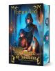 Корицата на книгата Колекция "Придворният убиец": три фигури с качулки в мистична обстановка, осветена от свещи, с малка хрътка наблизо. Богато украсеното заглавие на златна кирилица и авторът я правят идеална за почитателите на трилогия.-2-thumb