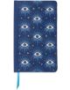 Тефтер DesignWorks Ink - Starry Eyed с твърда корица, синя рисунка на око със златни звезди и лъчи, ламинирана синя разделителна лента и линирани страници - идеален за водене на бележки.-1-thumb