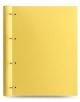 Тефтер Filofax Clipbook Classic Pastels A4 Notebook Lemon с метални рингове - Filofax - 5015142285173-1-thumb