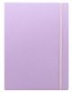 Тефтер Filofax Notebook Classic Pastels A4 Orchid със скрита спирала, ластик и линирани листа - Filofax - Saffiano - 5015142283988-1-thumb