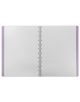 Тефтер Filofax Notebook Classic Pastels A4 Orchid със скрита спирала, ластик и линирани листа - Filofax - Saffiano - 5015142283988-3-thumb
