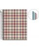 Тефтерът Miquelrius Highland Days Nessie A6 има 100 страници с точки и бежова, червена и черна карирана корица със спирала. Във вложката са показани образци на пастелните точкови страници.-2-thumb