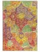 Тефтер Paperblanks - Bavarian Wild Flower Midi, 13 х 18 см. - Paperblanks - Paperblanks - Жена - Paperblanks - Brocaded Paper - 9781439772638-1-thumb