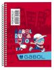 Тефтерче Gabol със спирала, B7, 80 листа - Gabol - Gabol - 3800220301454-7-thumb