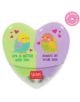 Текстмаркер 2 в 1 Legami - Птици на любовта е комплект с форма на сърце, със зелени и лилави отделения, всяко от които има сладък текстмаркер. Украсен е с анимационни птици, сърца, сладки послания и логото на Legami Milano - идеален за Деня на влюбените!.-1-thumb
