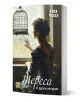 Корица на книгата "Тереса" и други истории от Роса Часел, на която е изобразена жена в старомодна рокля на прозорец със слънчева светлина и клетка за птици. В елегантния дизайн заглавието е изписано на кирилица.-1-thumb