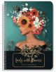 Тетрадка Black & White Lady With Flowers А4 със спирала, 90 листа - широки редове - Black & White - Black & White - 3800099414071-1-thumb