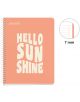 Тетрадка Miquelrius Messages Hello Sunshine А5 със спирала, 100 листа на широки редове - Miquelrius - Apli Paper - Момиче - Miquelrius - Messages - 8422593422267-2-thumb