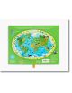Цветната овална кутия на Пъзел Thames & Hudson: Голямото биоразнообразие показва разнообразни животни, растения и пейзажи на сушата и в морето, със зелен кант, образователен текст и лога на Thames & Hudson и екологични продукти в долната част.-5-thumb
