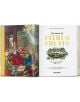 Отворената книга показва жива илюстрация на цитрусов плод вляво и заглавната страница на J. C. Volkamer: Volkmer: The Book of Citrus Fruits, 45th Edition вдясно, с изображение на цитрусови плодове под заглавието.-2-thumb