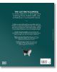Задната корица на "Енциклопедия за котки": На този фон е изобразена бяла и кафява котка, а над нея има бял текст, описващ породите котки и експертните съвети за грижа, които ще намерите в книгата.-3-thumb