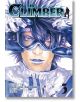 Сериозен млад мъж с бодлива коса наглася очилата си, облечен в лъскаво яке на фона на японските Алпи. На корицата е изобразен "The Climber, Vol. 3" на Шиничи Сакамото и Джиро Нита.-1-thumb
