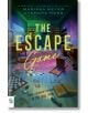 Корица на книгата The Escape Game (Export Edition) от Мариса Майер и Тамара Мос. Пъзели, скелет, документи и шахматни фигури изпълват стаята - улавяйки вълнението от това състезание в YA игра за бягство от стая с мистерия на убийство.-thumb