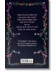 Задната корица на "The Faraway Inn" е с тъмен фон, цветен кант, цитат за необичайни преживявания в магическа гостилница във Върмонт, рецензия, в която книгата е наречена идеалното уютно четиво, и данни за издателството в долната част.-3-thumb