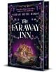 Корицата на The Faraway Inn представя уютна, светеща къщичка сред цветя, богато украсени флорални бордюри и вълшебен тъмен фон - идеален за този уютен фентъзи роман, чието действие се развива в магическа гостилница във Върмонт от авторката на бестселъри н-1-thumb