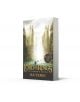 Корицата на книгата "Задругата на пръстена", издание по случай 25-годишнината, показва две високи статуи край река, три лодки, златни букви и емблема по случай 25-годишнината.-1-thumb
