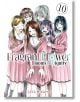 Шест момичета в розови училищни униформи стоят плътно едно до друго на корицата на "Ароматното цвете цъфти с достойнство", том 10, когато възникват предизвикателства във взаимоотношенията.-thumb