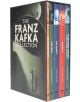 Колекцията "Франц Кафка" на Arcturus Classic Collections включва "Метаморфоза", "Процесът", "Замъкът", "Америка" и "В наказателната колония" с минималистични корици и цветни гръбчета.-1-thumb