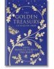 Корицата на книгата "Златната съкровищница на английския стих" със златни дъбови листа, жълъди, пеперуда и пчела върху тъмносиньо - част от колекционерската библиотека на Macmillan.-thumb