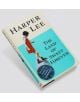 Страната на сладкото завинаги" от Харпър Лий представя момиче в червена рокля, което балансира върху бъчва, и е описана като посмъртна колекция на авторката на "Да убиеш присмехулник".-2-thumb